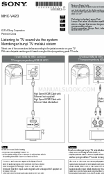 Sony MHC-V42D Hızlı Başlangıç Kılavuzu