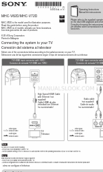 Sony MHC-V72D Инструкция по эксплуатации