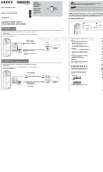 Sony MHC-V81D Menghubungkan dan Mengoperasikan