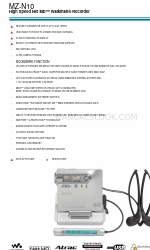 Sony MZ-N10 Specifications