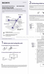 Sony NAS-SV20Di クイック・セットアップ・マニュアル