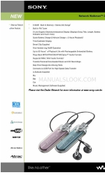 Sony NW-E505 - Network Walkman Технические характеристики