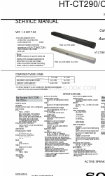 Sony SA-WCT291 Service Manual