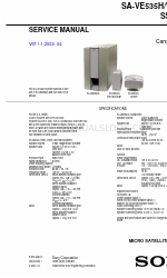 Sony SA-WMS535 Servicehandleiding