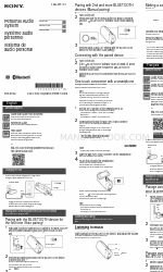 Sony SRS-BTS50 System Manual