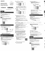 Sony SRS-X5 빠른 시작 매뉴얼