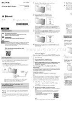 Sony SRS-X55 Manual