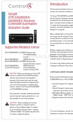 Sony STR-DA2800ES Manuale di attivazione