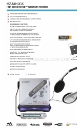 Sony Walkman MZ-NF810CK Teknik Özellikler