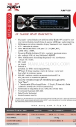 Sony XPlod MEX-BT5000 (portugais) Spécifications