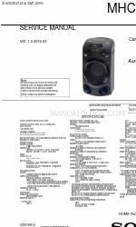 Sony ZS-RS80BT Manual de servicio