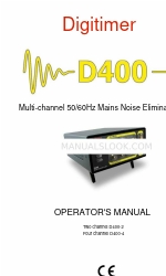 Digitimer D400-2 Manuel de l'opérateur