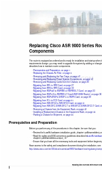 Cisco ASR 9000 Series Manual