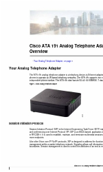 Cisco ATA 191 Manuel de démarrage rapide