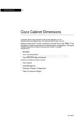 Cisco BPX 8600 Series Dimensioni