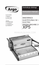 Argo XP5 Інструкція з експлуатації