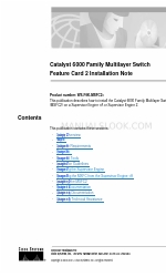 Cisco CATALYST 6000 Catatan Instalasi