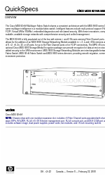 Cisco Cisco MDS 9216A - Fabric Switch Specificatie