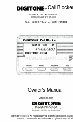 Digitone Call Blocker Gebruikershandleiding