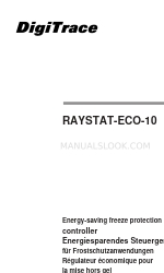 DigiTrace RAYSTAT-ECO-10 Manuale