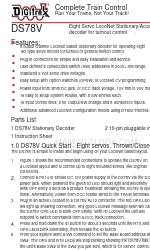 Digitrax DS78V Manuale di istruzioni