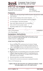 Digitrax PX112-10 Power Xtender Manuale di avvio rapido