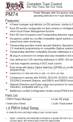 Digitrax PM74 매뉴얼