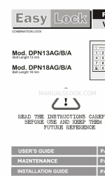 Digitron Easy Lock DPN13AG 사용자 설명서