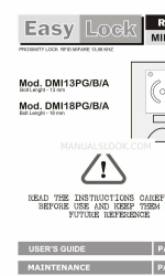 Digitron Easy Lock DMI13PG/B/A Manual do utilizador, manutenção, manual de instalação