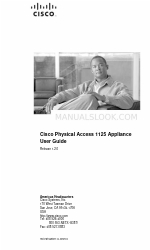 Cisco Physical Access 1125 Appliance Manuale d'uso