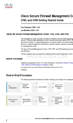 Cisco Secure Firewall Management Center 2700 Посібник для початківців