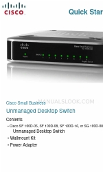 Cisco SF 100D-05 Посібник із швидкого старту