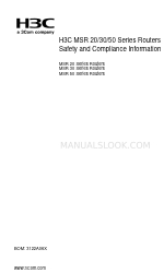 3Com MSR 50 Series Safety Information Manual