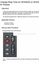 Cisco SPA525G - Small Business Pro IP Phone VoIP 빠른 시작 매뉴얼