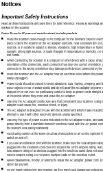 Epson 2480 - Perfection Photo Important Safety Instructions