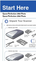 Epson 2580 - Perfection PHOTO Manual de inicio rápido