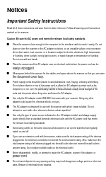 Epson 3170 - Perfection Photo Important Safety Instructions