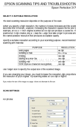 Epson 3170 - Perfection Photo Troubleshooting Manual