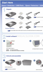 Epson 3490 - Perfection Photo Scanner Начните здесь