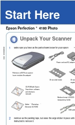 Epson 4180 - Perfection Photo Start Here Handbuch