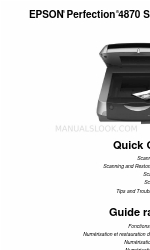 Epson 4870 - Perfection Pro Quick Manual