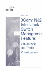 3Com NJ220 - IntelliJack Switch 機能マニュアル