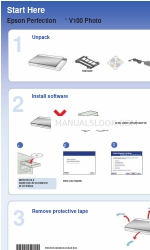 Epson B11B184051 - Perfection V100 PHOTO Avvio rapido