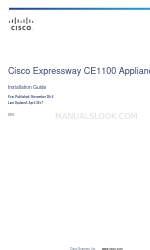 Cisco expressway ce1100 Instrukcja instalacji