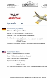 FINAL-Modellbau AEROFOAM L-39 Handmatig