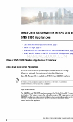 Cisco SNS-3595 series Manuel