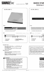 Cisco Sourcefire Defense Center 750 Skrócona instrukcja obsługi