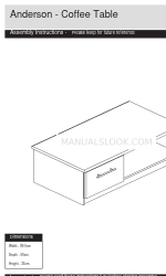 Argos Anderson Coffee Table 609/5442 Montaj Talimatları Kılavuzu