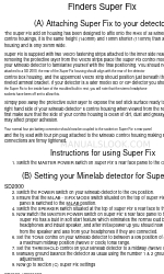 Finders Super Fix Manual