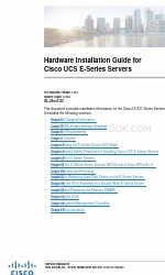 Cisco UCS E Series Руководство по установке